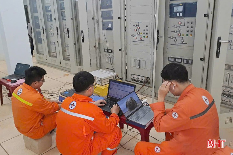Đến nay, phần trạm biến áp 220 kV Vũng Áng, công tác xây dựng cơ bản hoàn thành. bqbht_br_z6382449747364-aa4491d69163fc585065764fb4529cb9.jpg