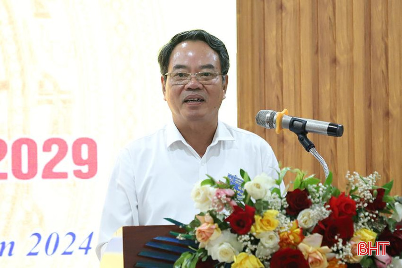 Ông Nguyễn Đình Hải - Trưởng ban Nội chính Tỉnh ủy phát biểu chỉ đạo tại hội nghị. 52.JPG