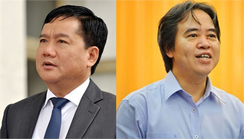 Bộ trưởng GTVT Đinh La Thăng và Thống đốc NHNN Nguyễn Văn Bình