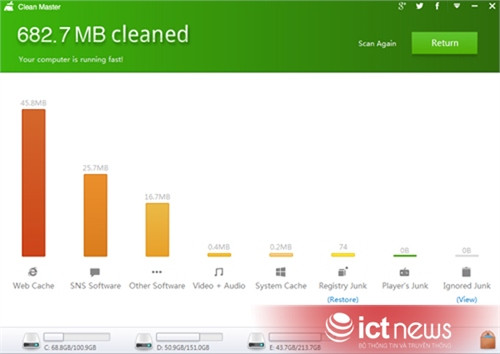 Cách dùng Clean Master để dọn dẹp máy tính Windows ảnh 4