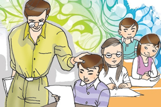 Người thầy vỡ lòng và cây thước gỗ ảnh 1