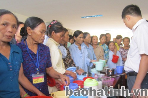 Đây là lần thứ 2 chương trình tổ chức tại BVĐK Hà Tĩnh