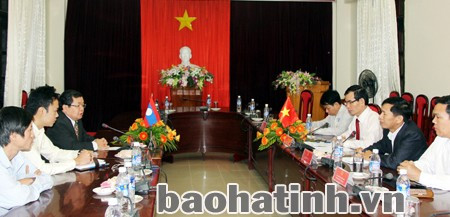 Việc hợp tác giữa Hà Tĩnh với các địa phương Lào đạt nhiều kết quả tốt đẹp