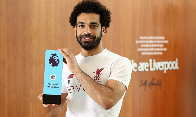mohamed salah gianh danh hieu cau thu xuat sac nhat premier league