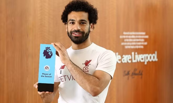 mohamed salah gianh danh hieu cau thu xuat sac nhat premier league
