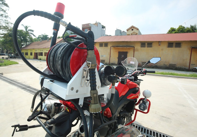 Dàn mô tô đặc chủng của cảnh sát chữa cháy Việt Nam