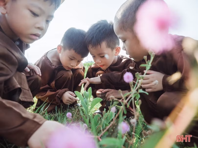 Ngộ nghĩnh bộ ảnh “Bé làm nông dân” của trẻ Mầm non Trí Đức