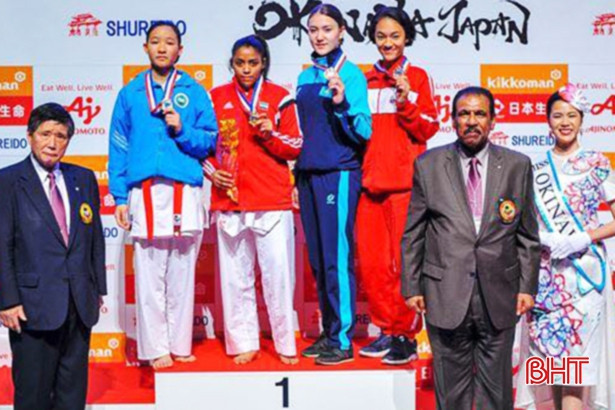 T.P Hà Tĩnh nhất toàn đoàn giải Karate toàn tỉnh năm 2018