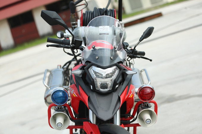 Dàn mô tô đặc chủng của cảnh sát chữa cháy Việt Nam