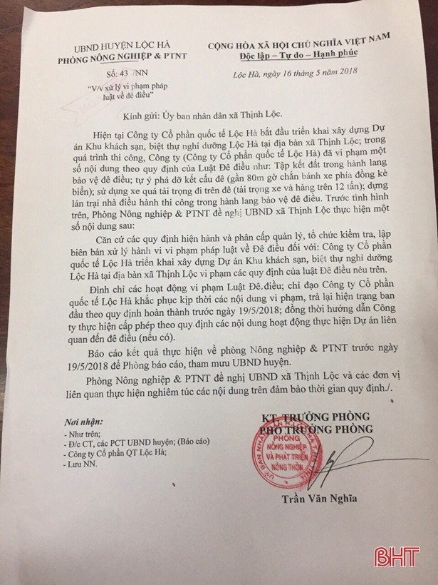 chua duoc cap phep doanh nghiep tu y pha vo ket cau de