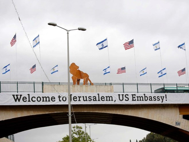 Mỹ khai trương ĐSQ tại Jerusalem: Cơn địa chấn mới ở Trung Đông ảnh 1 Mỹ khai trương ĐSQ tại Jerusalem: Cơn địa chấn mới ở Trung Đông