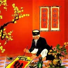 Mùa xuân ấm áp về cùng những câu đối Tết