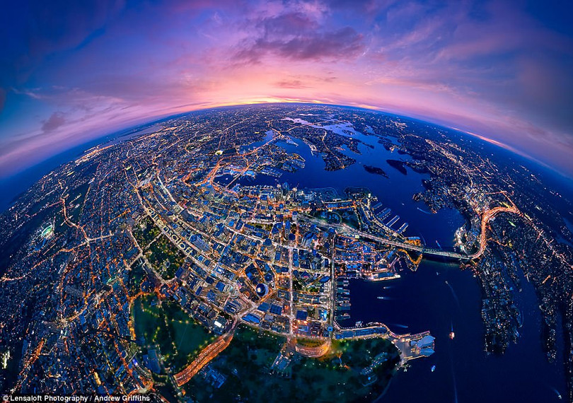 Loạt ảnh chụp New York, London, Sydney từ trên cao đẹp đến choáng ngợp