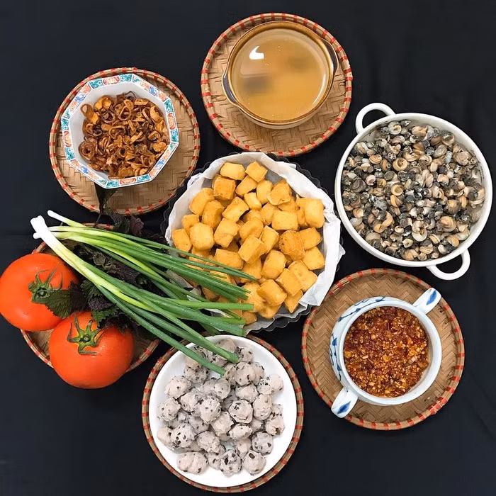 bun oc chuan me nau ca nha deu me