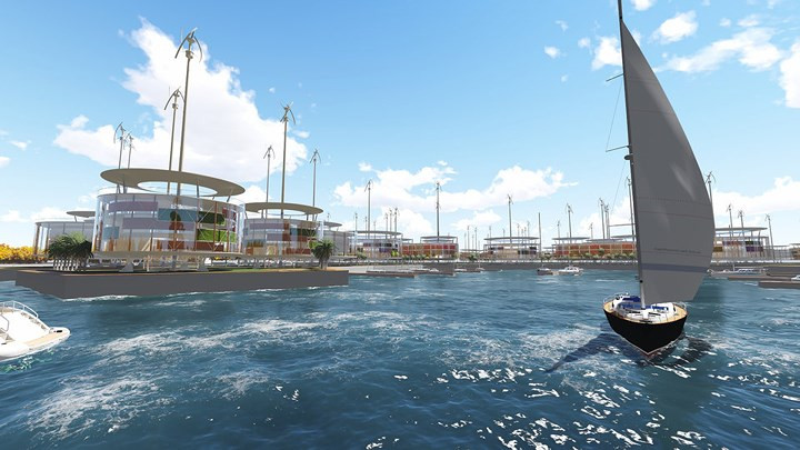 Thành phố nổi đầu tiên trên thế giới