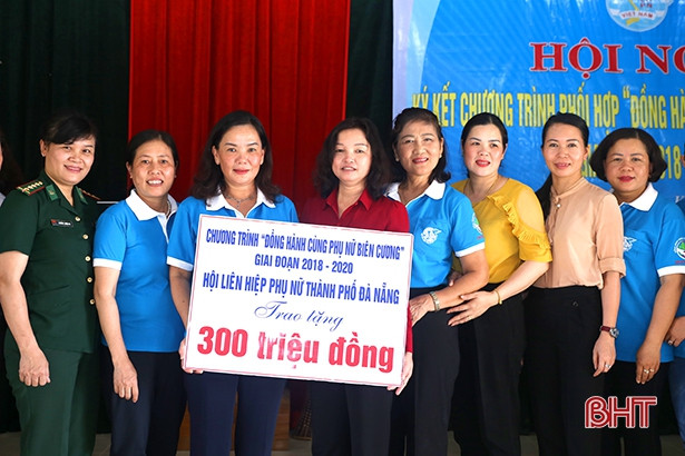 Ký kết chương trình Đồng hành cùng phụ nữ biên cương