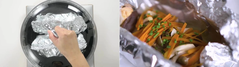 Cuối tuần, trổ tài với món cá hồi hấp nấm tuyệt ngon