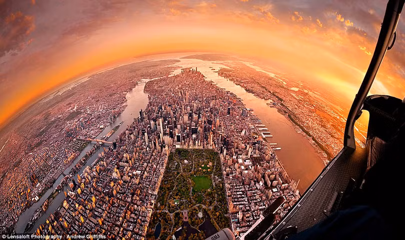 Loạt ảnh chụp New York, London, Sydney từ trên cao đẹp đến choáng ngợp