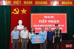 Quảng Ngãi hỗ trợ Hà Tĩnh 500 triệu đồng khắc phục hậu quả thiên tai