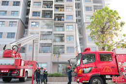 Hà Tĩnh thực tập phương án chữa cháy và cứu nạn, cứu hộ quy mô cấp tỉnh