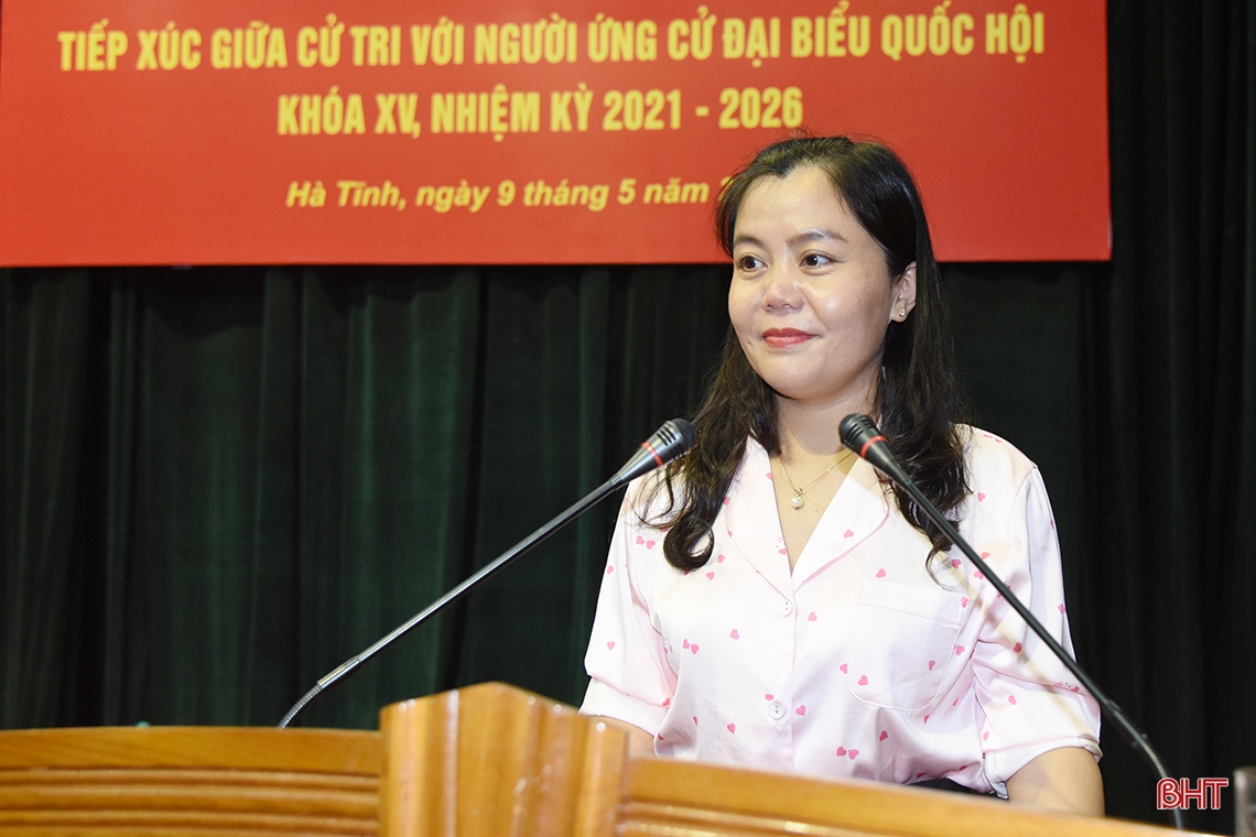 Mỗi ứng cử viên ĐBQH khóa XV tại Hà Tĩnh quyết tâm cao nhất mang lại lợi ích thiết thực cho Nhân dân