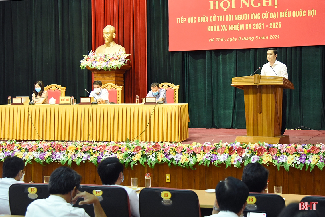 Mỗi ứng cử viên ĐBQH khóa XV tại Hà Tĩnh quyết tâm cao nhất mang lại lợi ích thiết thực cho Nhân dân