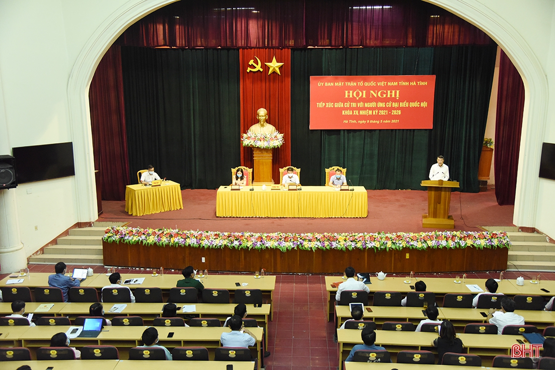 Mỗi ứng cử viên ĐBQH khóa XV tại Hà Tĩnh quyết tâm cao nhất mang lại lợi ích thiết thực cho Nhân dân