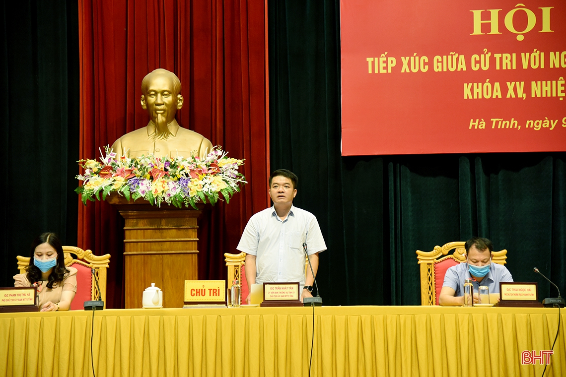 Mỗi ứng cử viên ĐBQH khóa XV tại Hà Tĩnh quyết tâm cao nhất mang lại lợi ích thiết thực cho Nhân dân