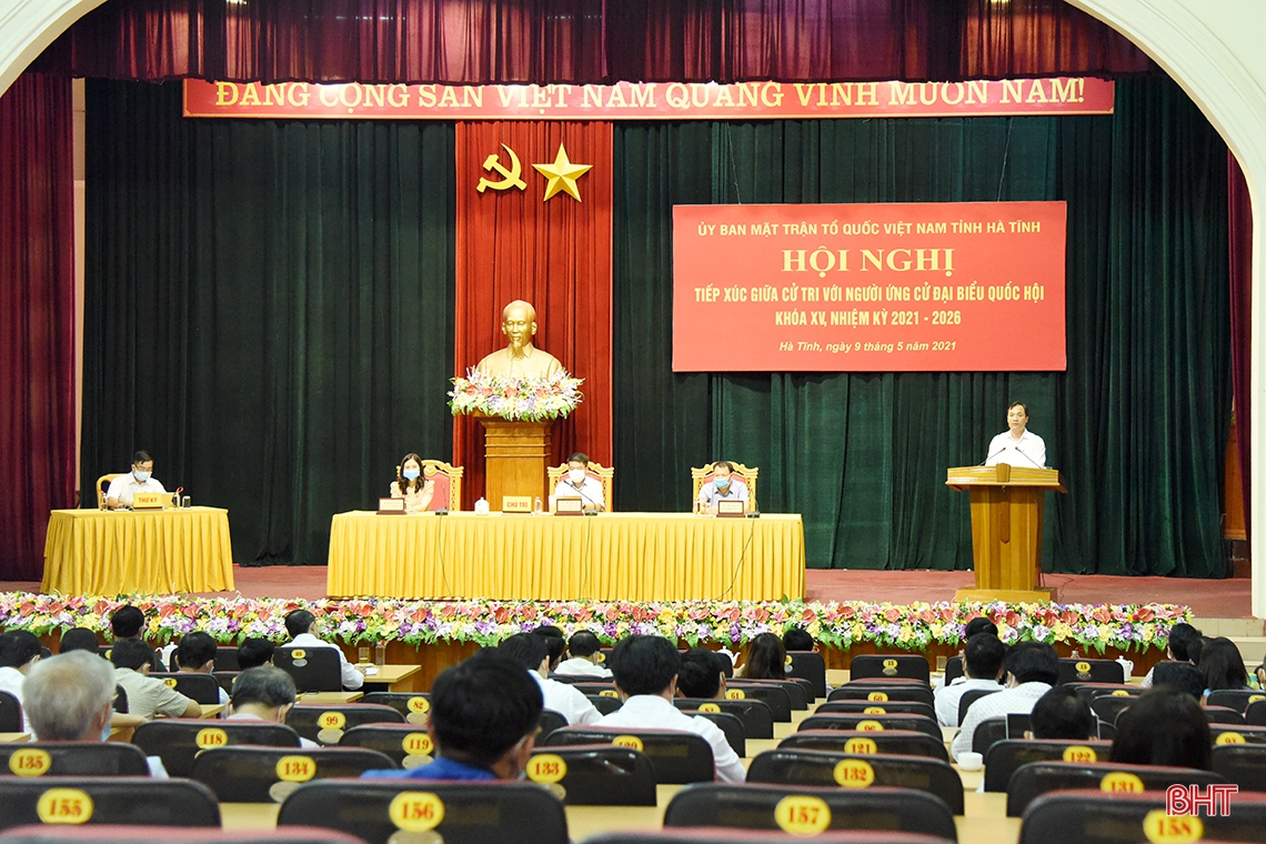 Mỗi ứng cử viên ĐBQH khóa XV tại Hà Tĩnh quyết tâm cao nhất mang lại lợi ích thiết thực cho Nhân dân