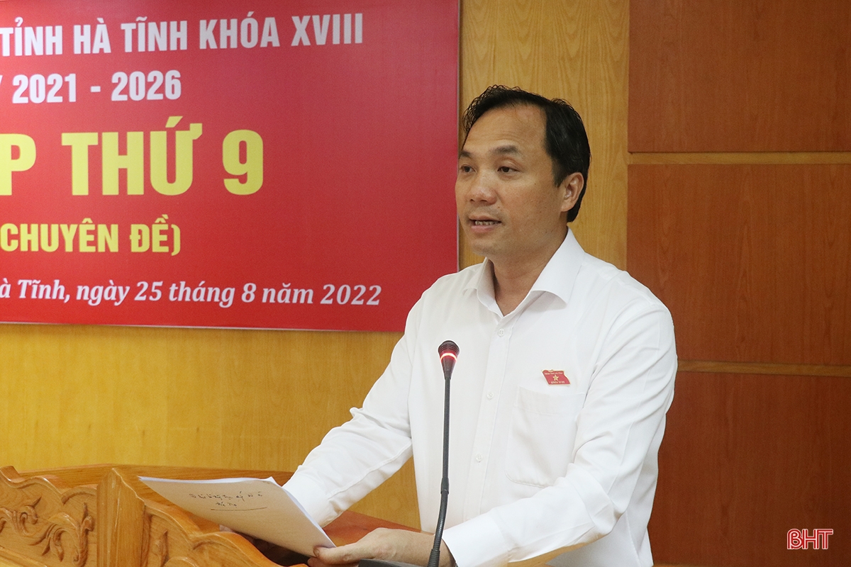 HĐND tỉnh Hà Tĩnh thông qua 4 nghị quyết phục vụ nhiệm vụ phát triển KT-XH