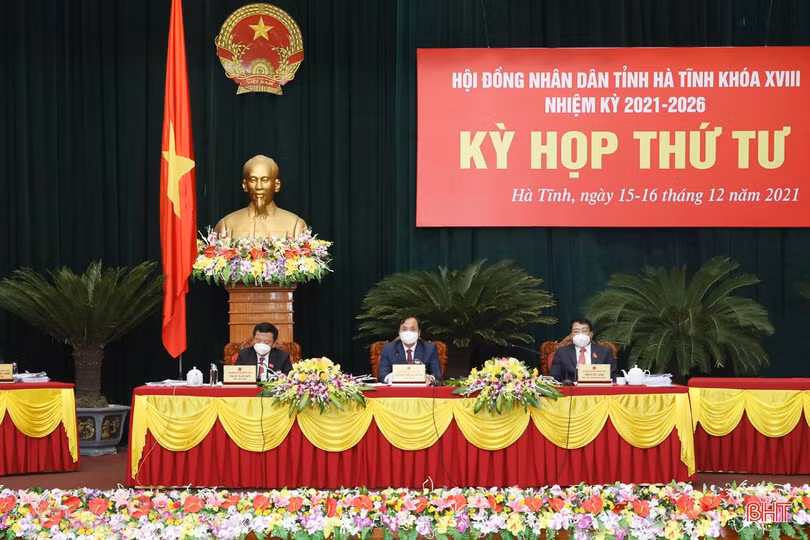 Thông báo kết quả Kỳ họp thứ 4 HĐND tỉnh Hà Tĩnh khoá XVIII