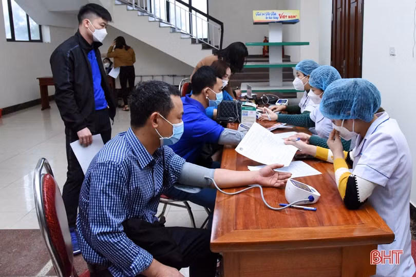 Huyện Kỳ Anh tổ chức hiến máu tình nguyện, thu về 323 đơn vị máu