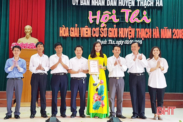 Thạch Đài nhất Hội thi Hòa giải viên cơ sở giỏi cụm Tây Nam Thạch Hà