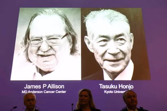 Giải Nobel Y học 2018 thuộc về nghiên cứu liệu pháp điều trị ung thư