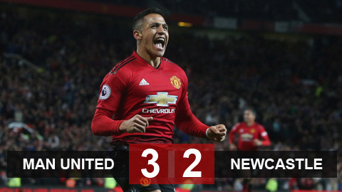 M.U 3-2 Newcastle: Ngược dòng không tưởng ảnh 1 M.U 3-2 Newcastle: Ngược dòng không tưởng