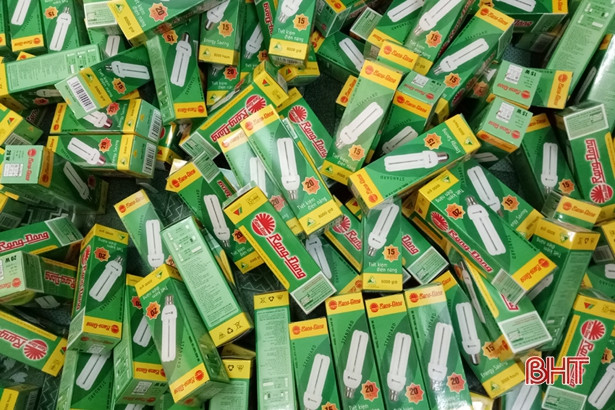 Thu giữ gần 130 bóng đèn huỳnh quang giả nhãn hiệu Rạng Đông