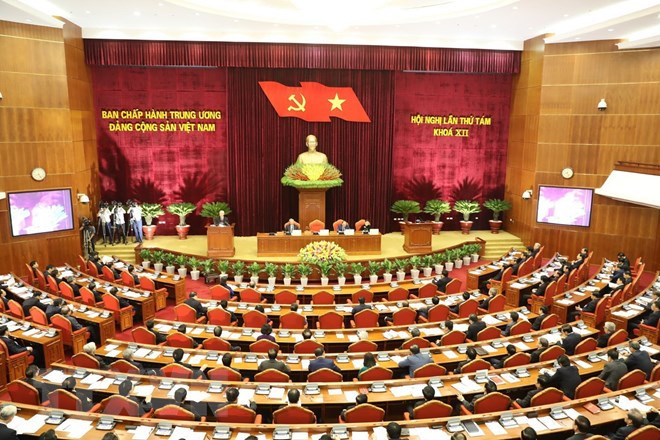 Khai mạc Hội nghị lần thứ 8, Ban Chấp hành Trung ương Đảng khóa XII ảnh 1 Khai mạc Hội nghị lần thứ 8, Ban Chấp hành Trung ương Đảng khóa XII