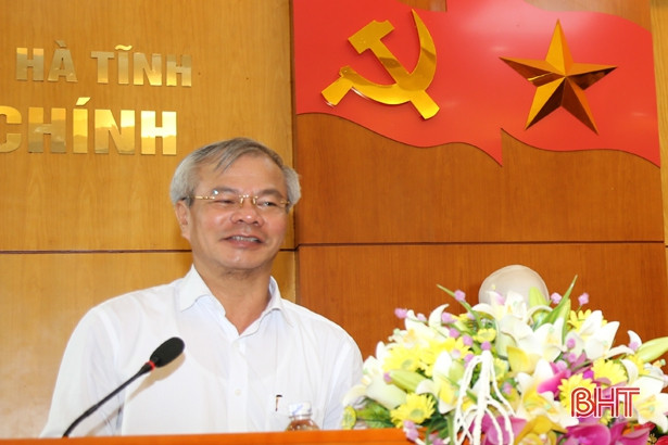 Nguyên Chủ tịch UBND TP Hà Tĩnh giữ chức Giám đốc Sở Tài chính