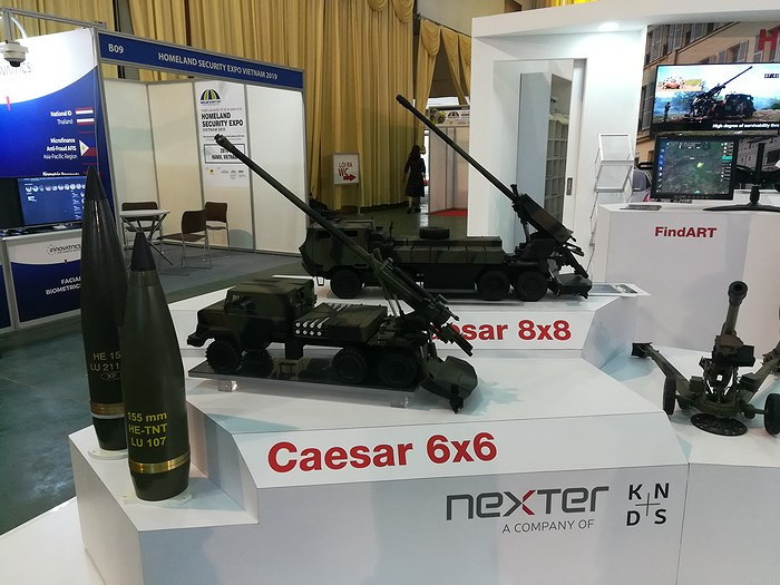 Pháp chào hàng Việt Nam phiên bản nâng cấp của pháo tự hành Caesar