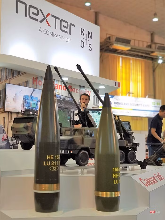 Pháp chào hàng Việt Nam phiên bản nâng cấp của pháo tự hành Caesar