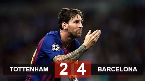 Tottenham - Barca: Ngày của Messi