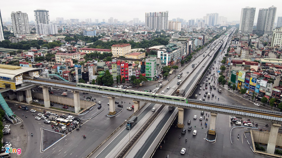 Tàu đường sắt Cát Linh - Hà Đông chạy thử liên tục trước ngày bàn giao