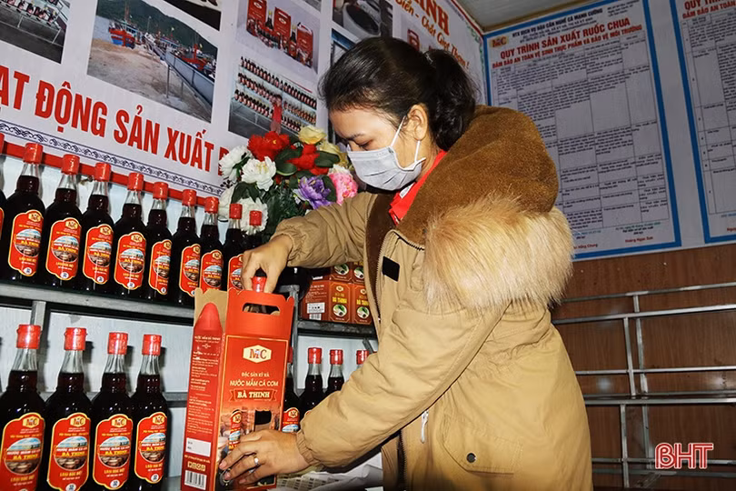 Các cơ sở sản xuất nước mắm truyền thống ở TX Kỳ Anh tất bật chuẩn bị đơn hàng tết