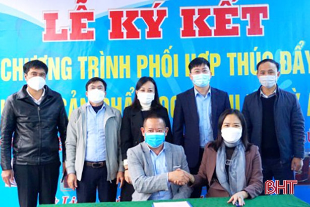 Sản phẩm OCOP TX Kỳ Anh lên kệ siêu thị của doanh nghiệp địa phương