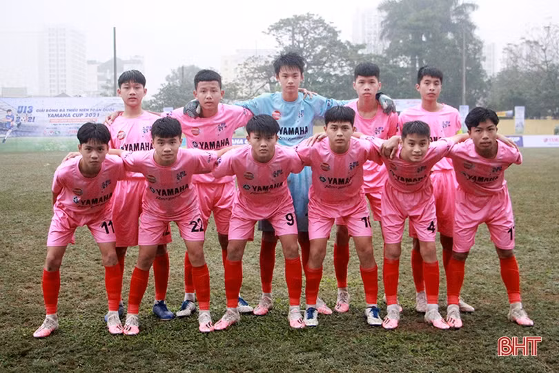 U13 Hà Tĩnh trở thành á quân Giải Bóng đá Thiếu niên toàn quốc