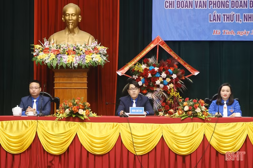 Đại hội Chi đoàn Văn phòng Đoàn ĐBQH, HĐND và UBND tỉnh Hà Tĩnh nhiệm kỳ 2022 - 2024