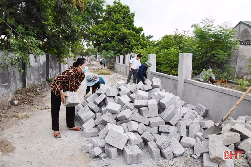 Lộc Hà - đích đến huyện nông thôn mới không còn xa