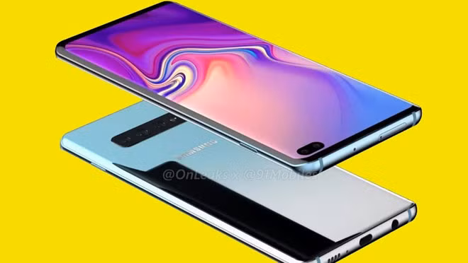 Xuất hiện hình ảnh của Galaxy S10 Plus với kiểu dáng mới