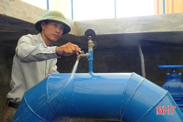 Tỷ lệ thất thoát nước sạch nông thôn Hà Tĩnh còn 24%