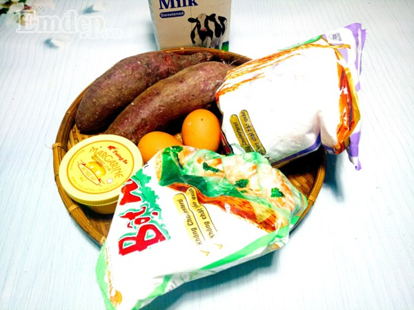 Bánh khoai lang tím bọc sữa ngậy thơm, ăn một lần là nhớ cả đời